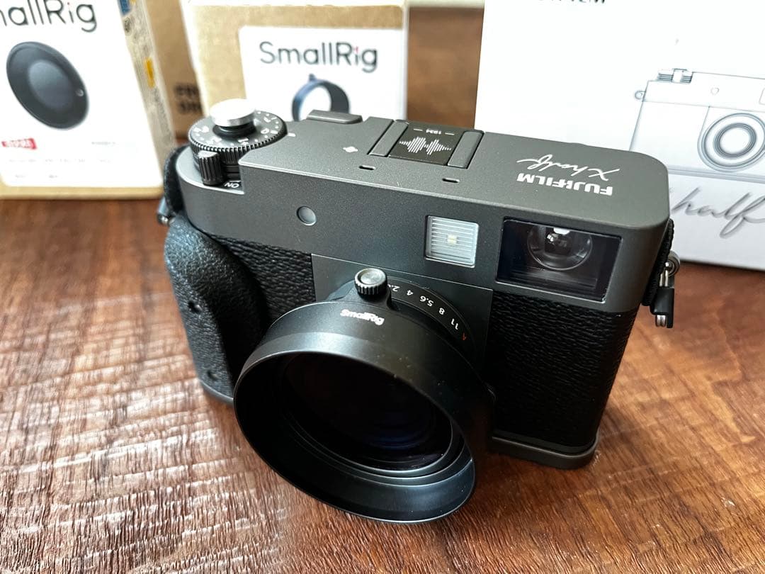 FUJIFILM xhalf x-hf1 チャコールシルバー アクセサリー多数