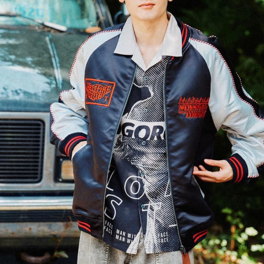 【STRANGER THINGS】ニコアンドコラボ リバーシブルブルゾン