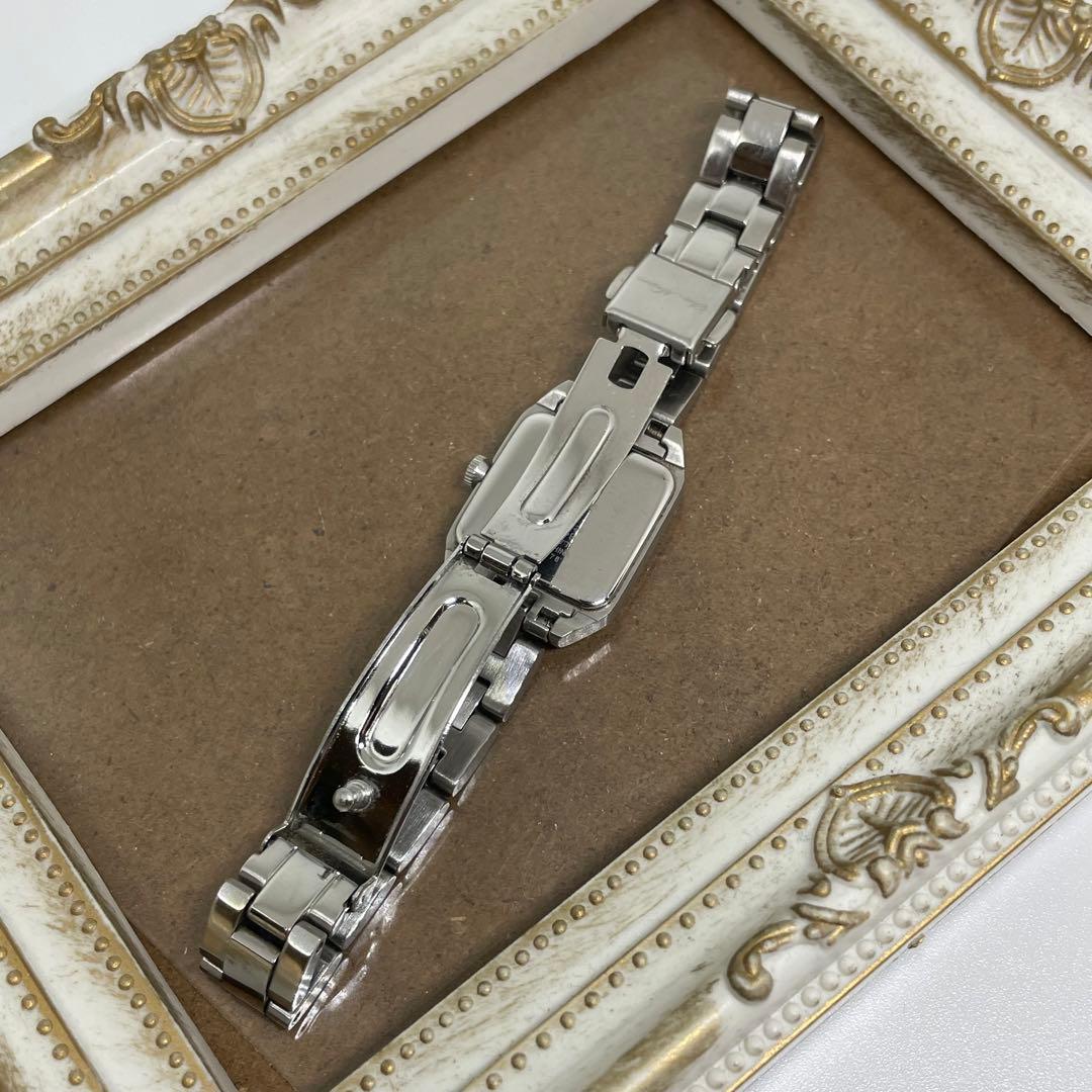 HIROB ソーラー腕時計 スクエア ローマ数字 箱付　コマ付き