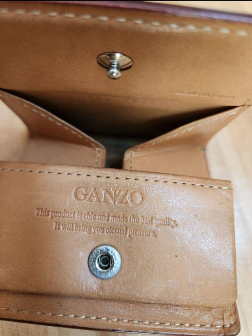 GANZO ケース ネイビー　コードバン