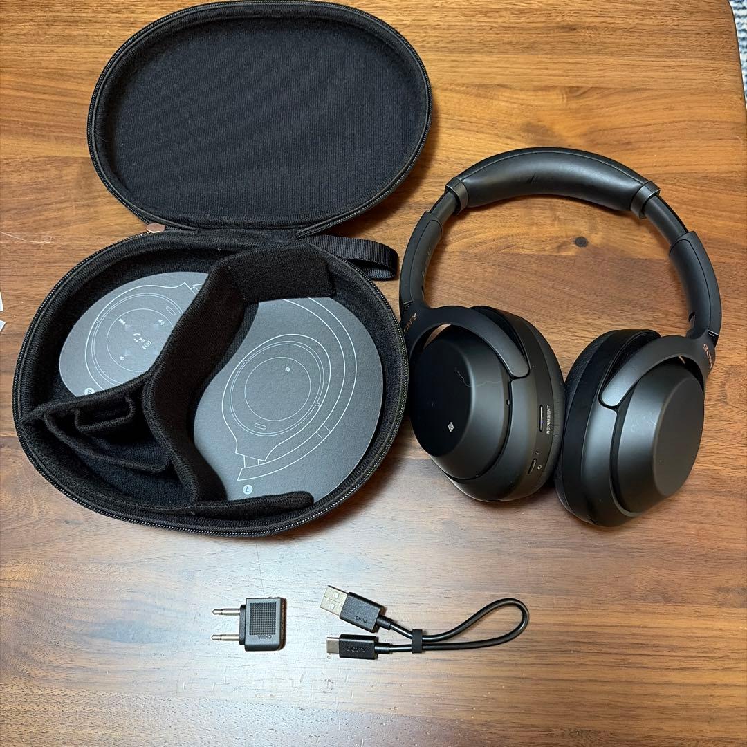 SONY WH-1000XM3 ブラック 箱あり【イヤーパッド美品】