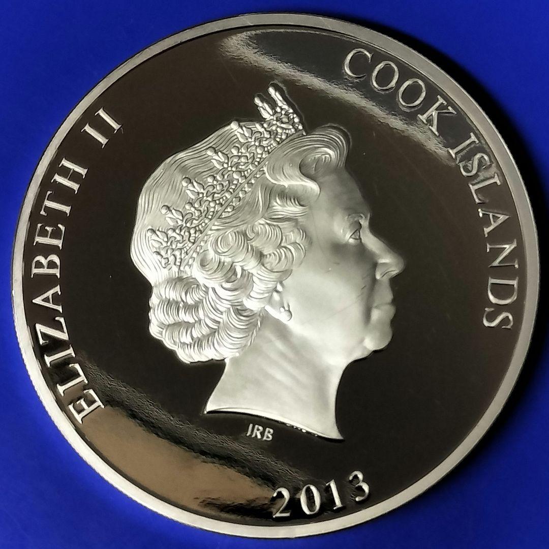 ブラック・ジャック連載40周年記念カラー銀貨（クック諸島）2013年