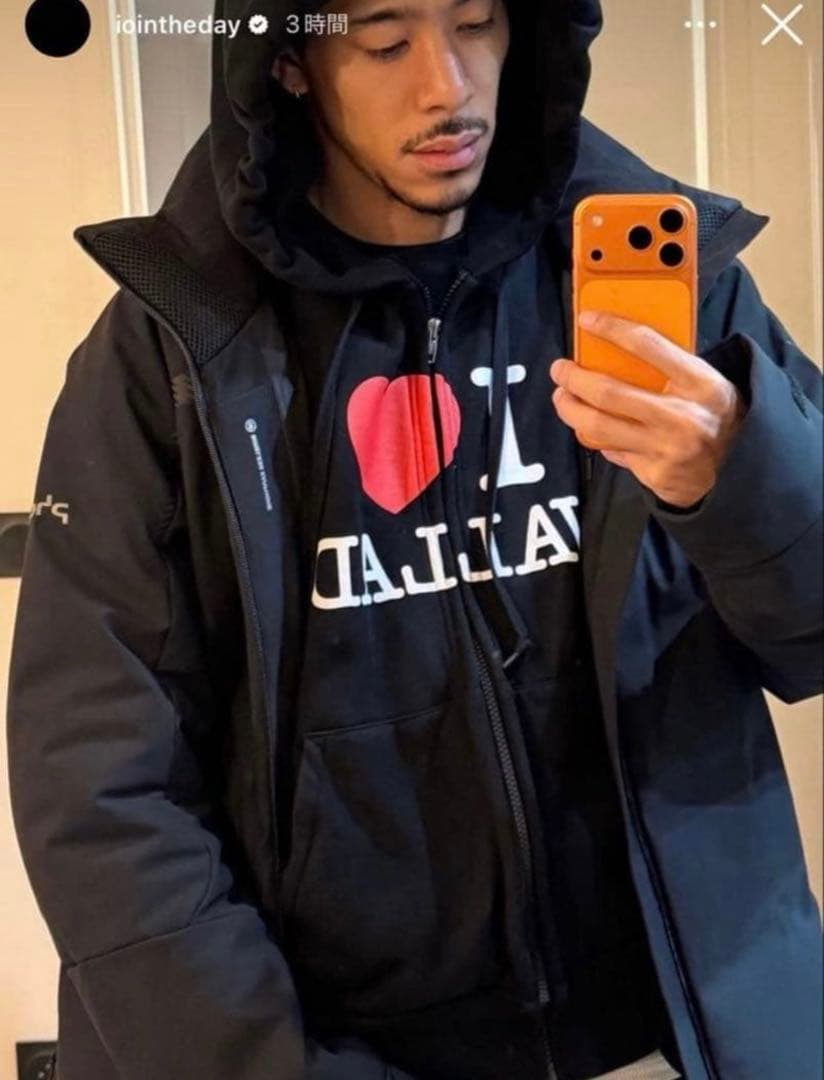 I LOVE VALLAD HOODIE パーカー　IO着用