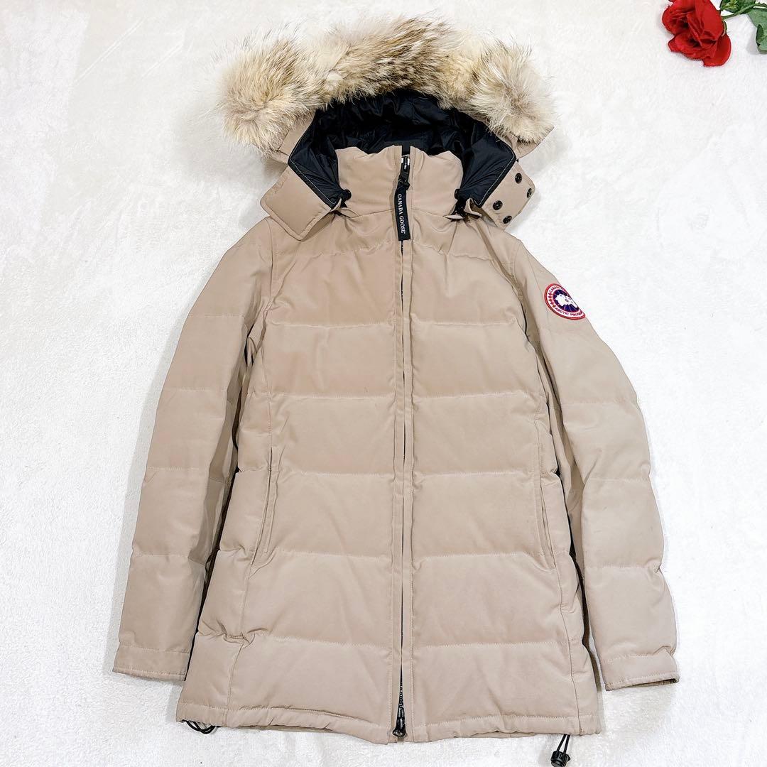 ほぼ未使用✨　カナダグース　ダウンジャケット　ベルビル　ベージュ　S
