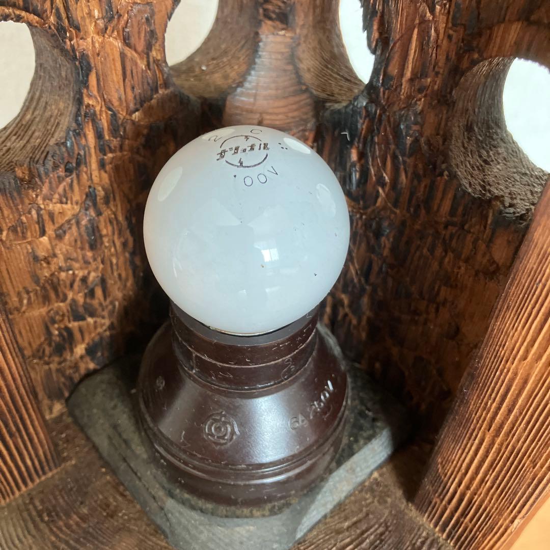 和風行灯照明 天然木