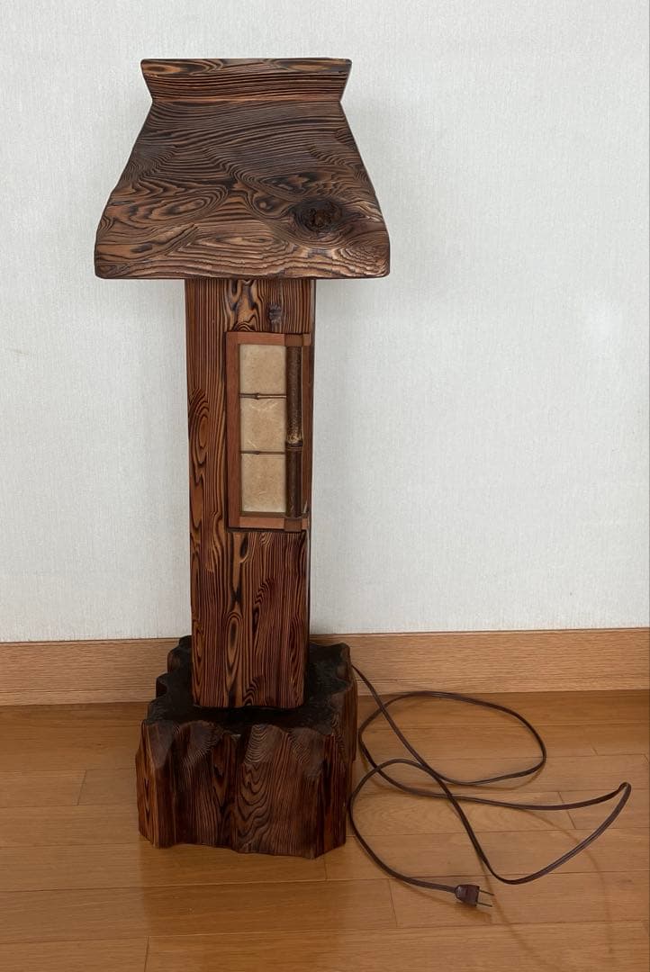 和風行灯照明 天然木