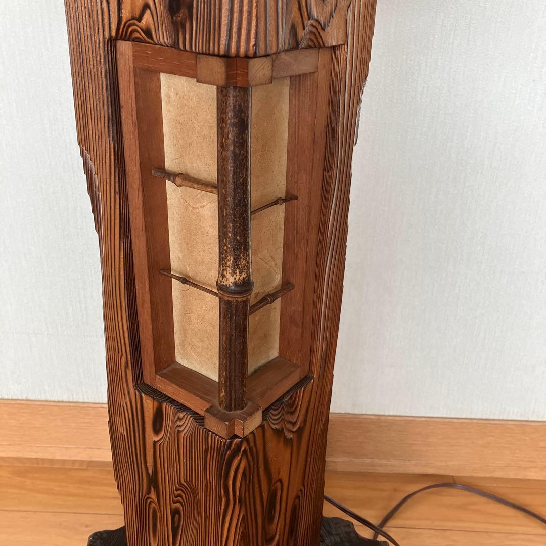 和風行灯照明 天然木