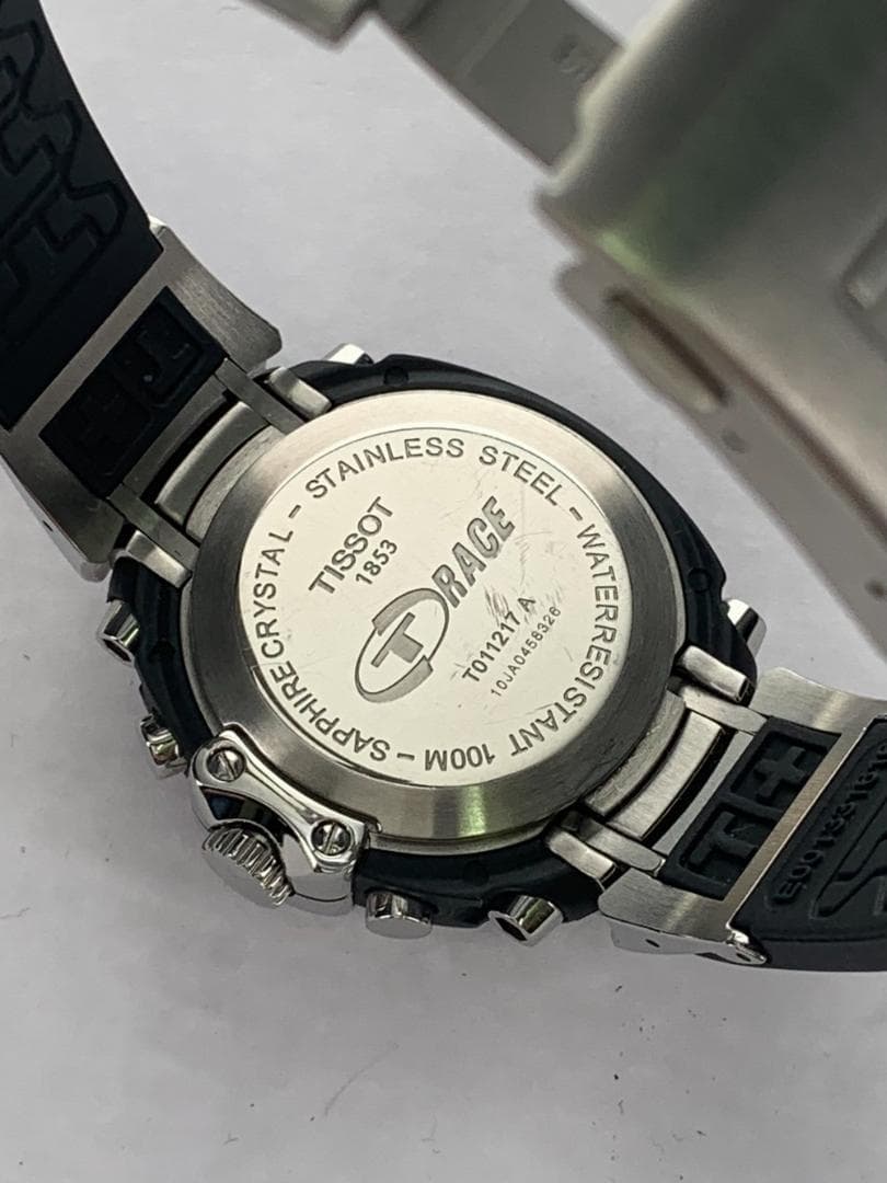 ◆TISSOT 1853ティソTRACET011217Aメンズ腕時計　08216