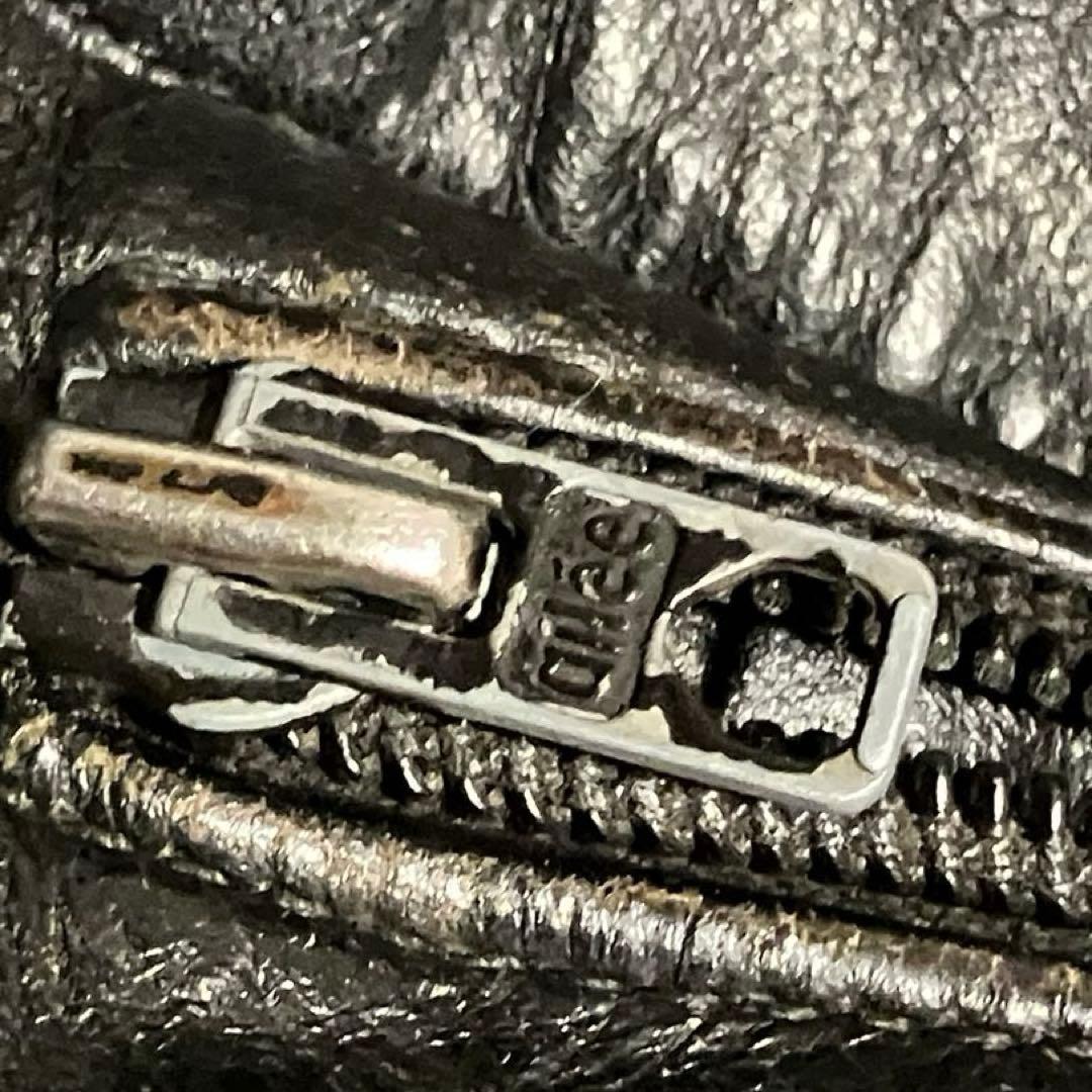 70s ユーロビンテージ フランス製？ シングルライダース ailee zip