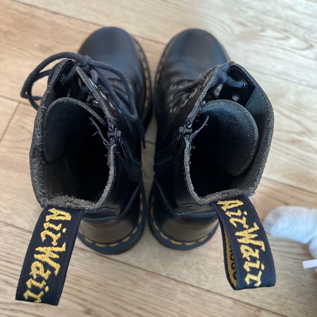 ドクターマーチン　厚底ブーツ