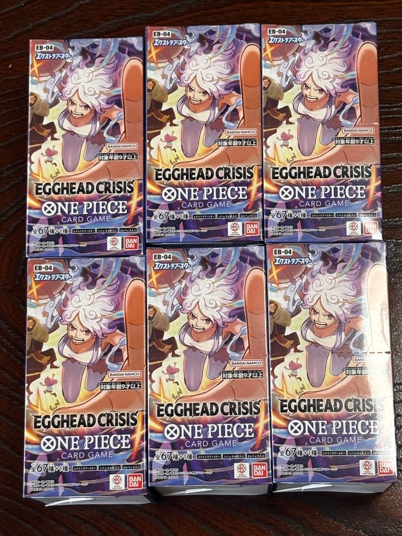 新品未開封テープ付　EB-04 EGGHEAD CRISIS 6box