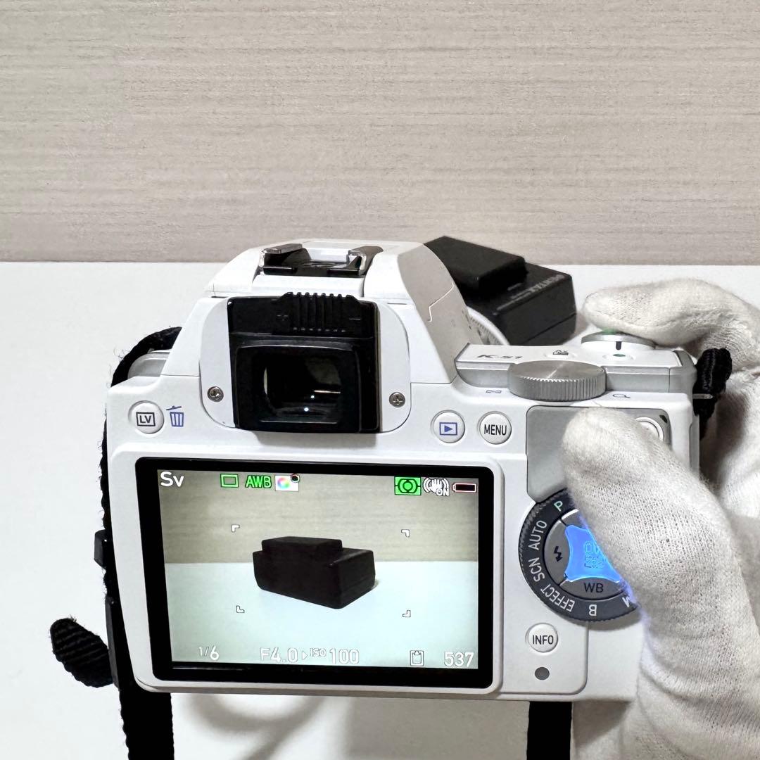 スマホ転送可｜PENTAX K-S1 ホワイト 希少FlashAir付 動作良好