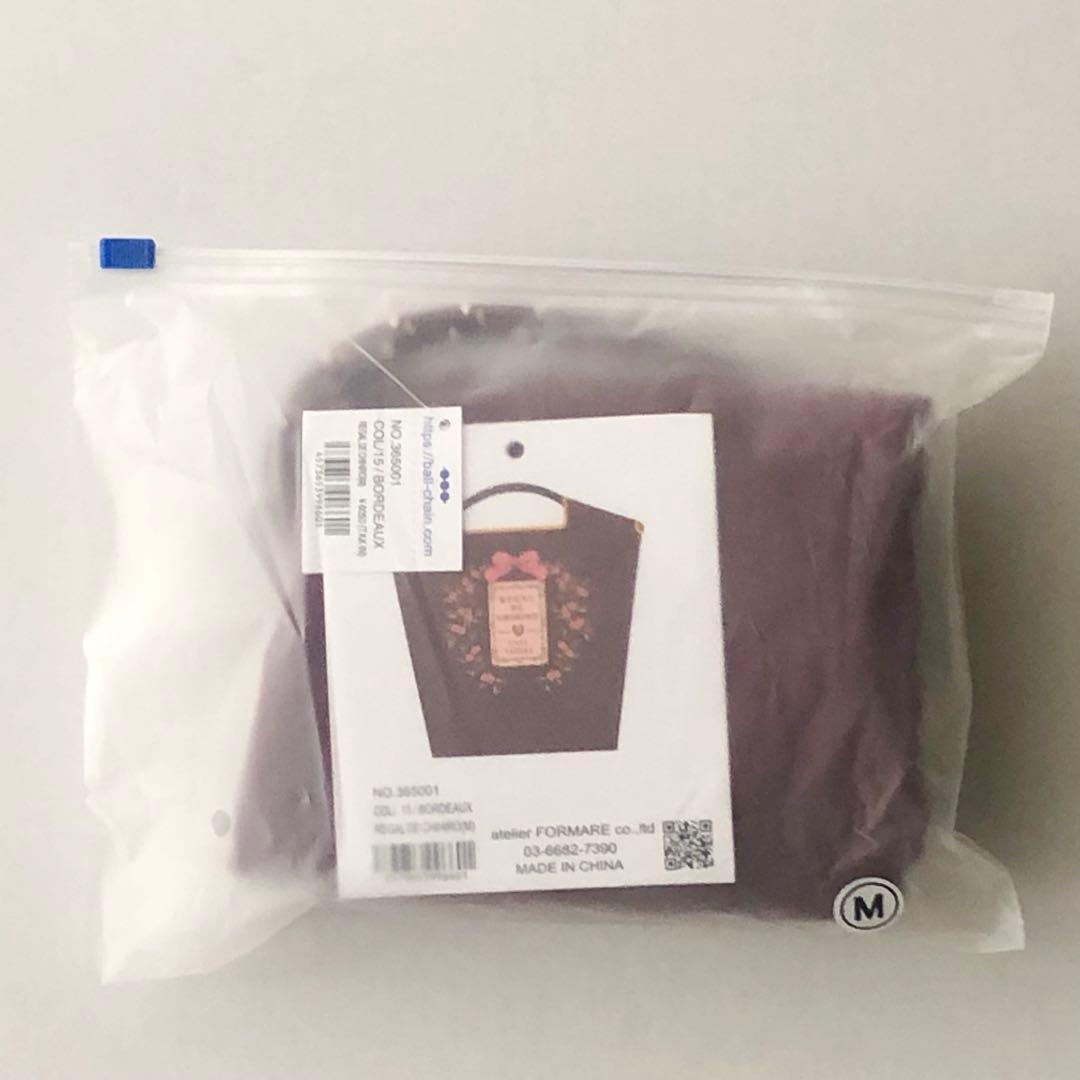 【新品未使用】ボールアンドチェーン カフェタナカ エコバッグ M ボルドー