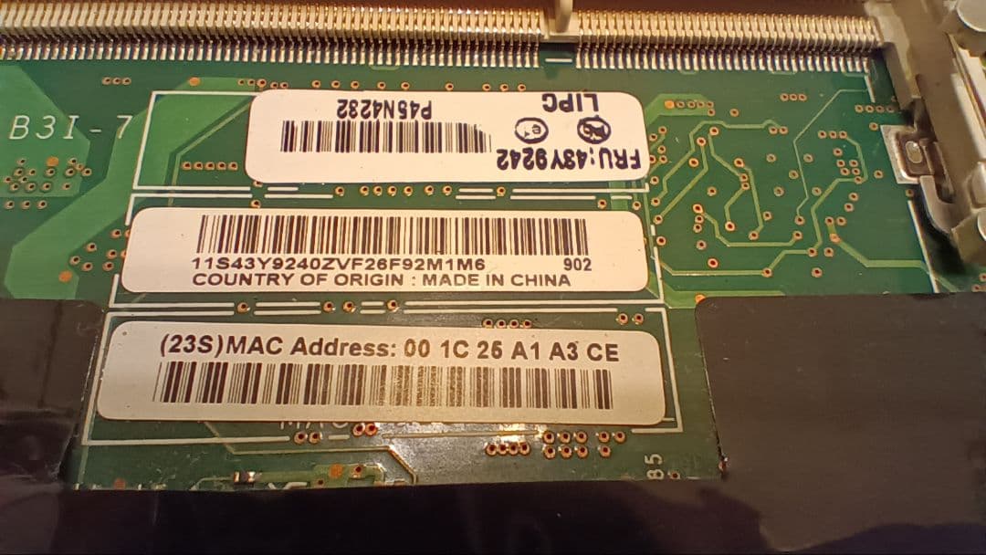 【ジャンク】lenovo　T400　7417-A35　マザーボード