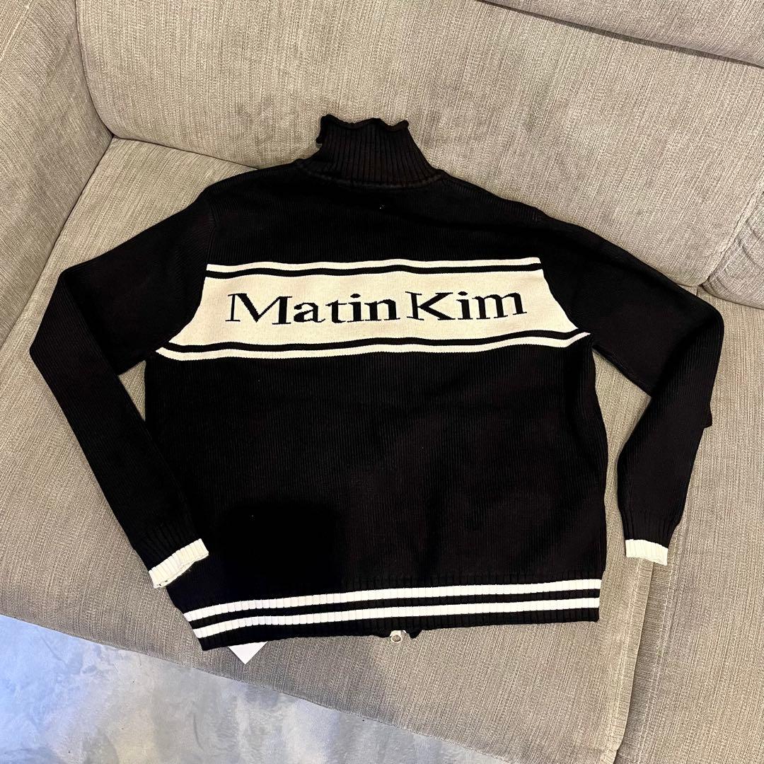 未使用 Matin Kim マーティンキム ジップアップ ニット