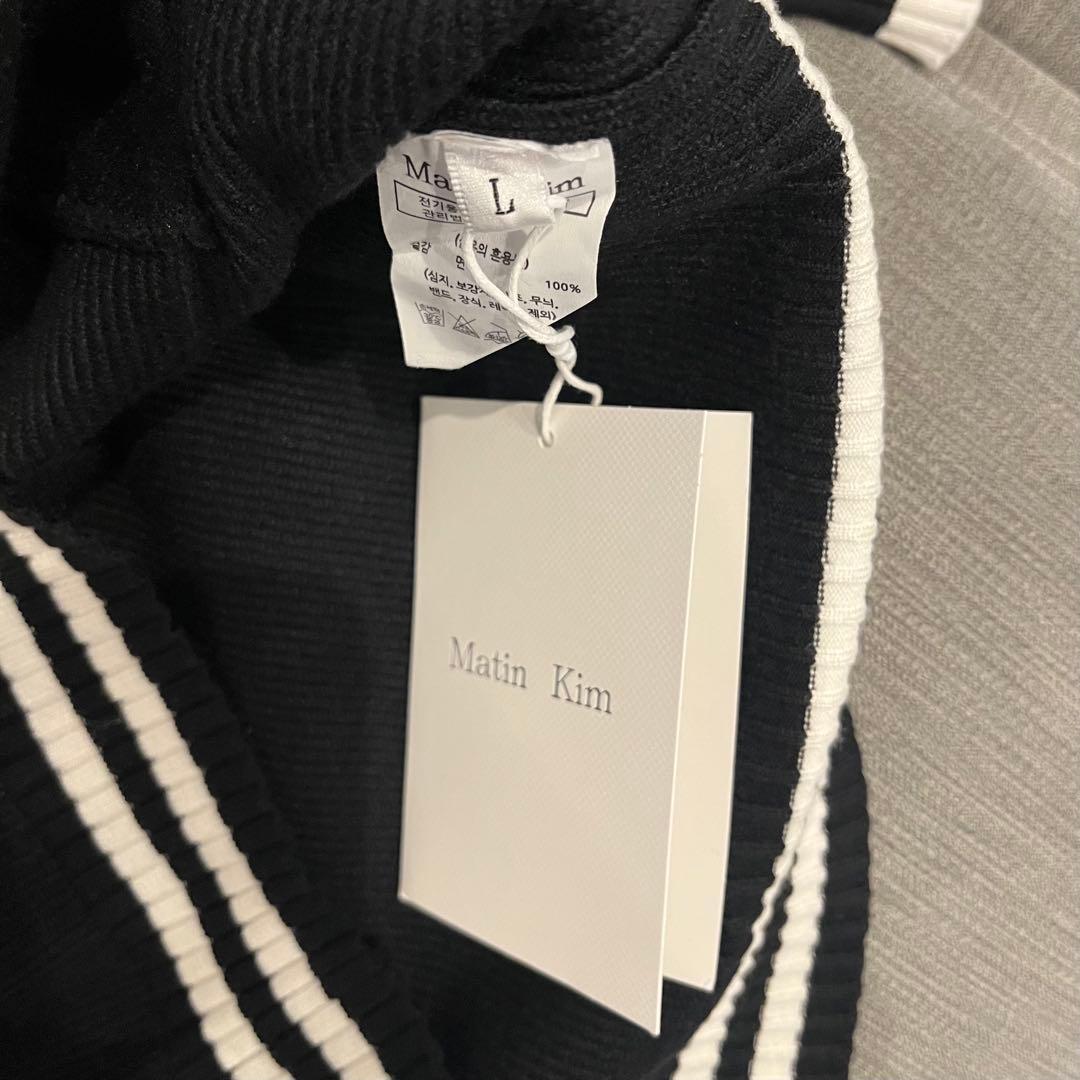 未使用 Matin Kim マーティンキム ジップアップ ニット