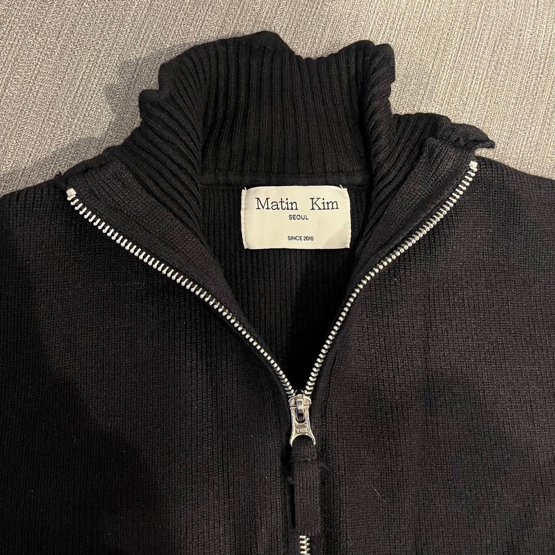 未使用 Matin Kim マーティンキム ジップアップ ニット