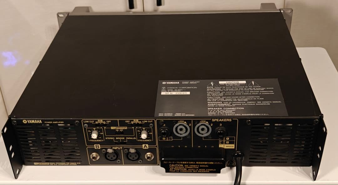 【動作確認済】YAMAHA P5000S パワーアンプ ヤマハ プロ用機材