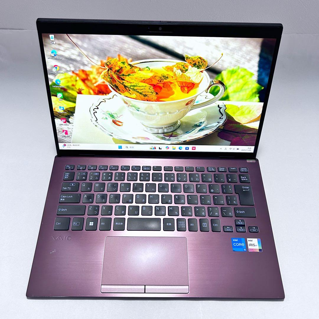【激レア・ブロンズ／2022年製】VAIO｜第11世代i5／バッテリー超良好