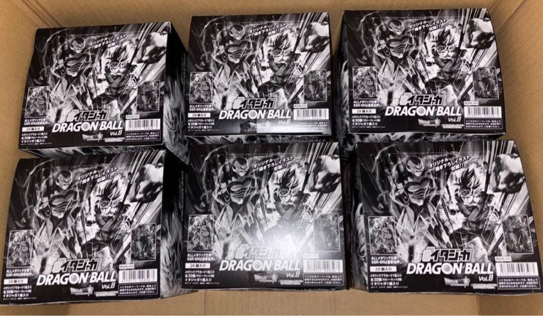 6BOX イタジャガ ドラゴンボール vol.8 食玩 未開封品 カード