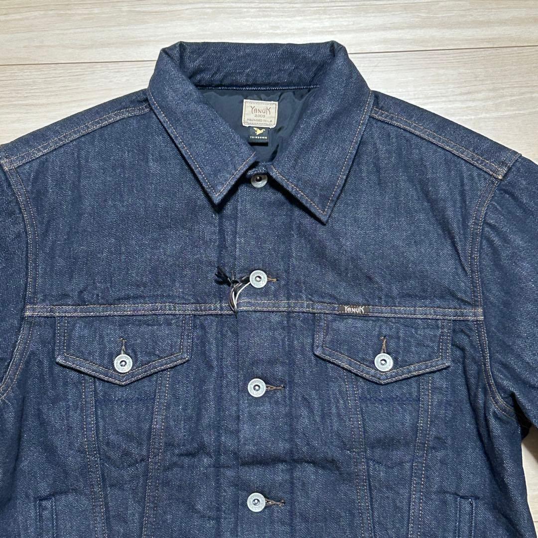 【新品未使用】ヤヌーク YANUK デニムダウンジャケット S