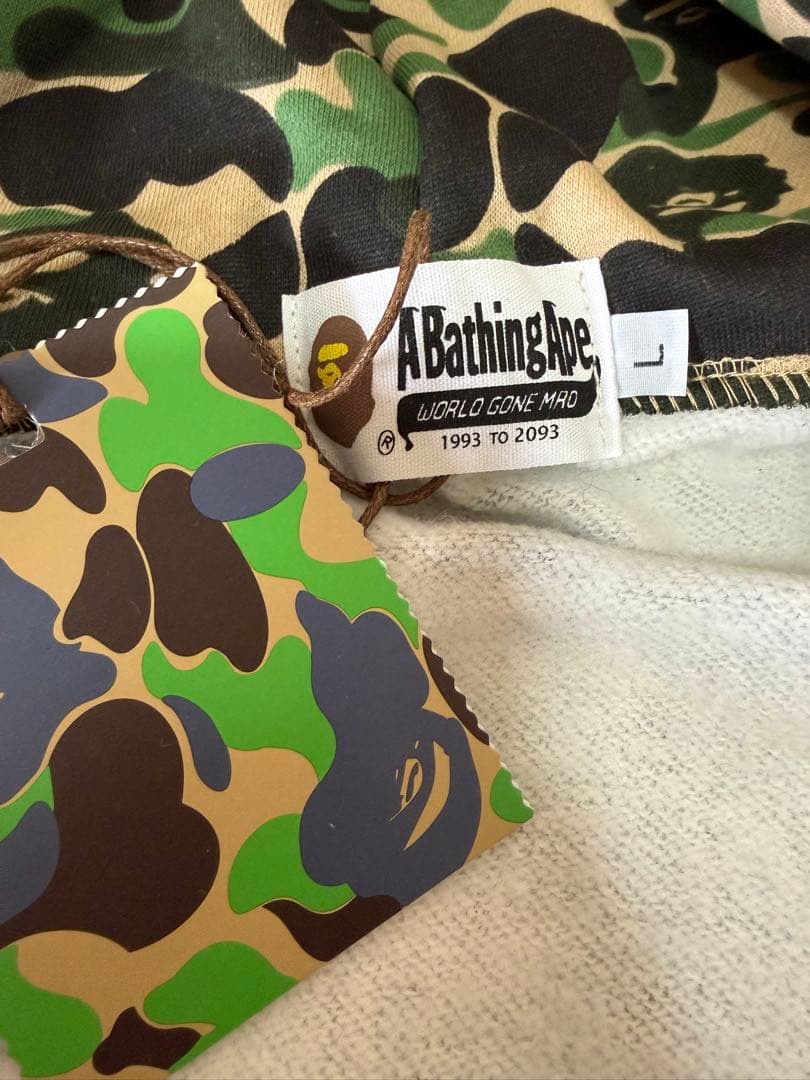 A Bathing Ape カモフラージュパーカー L
