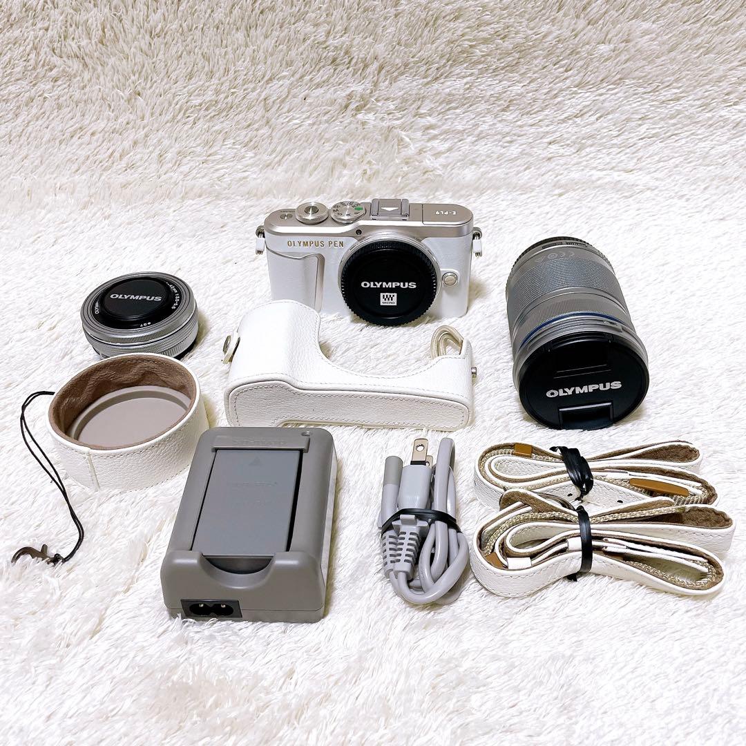 美品 OLYMPUS PEN E-PL9 ダブルズームキット ミラーレス一眼レフ
