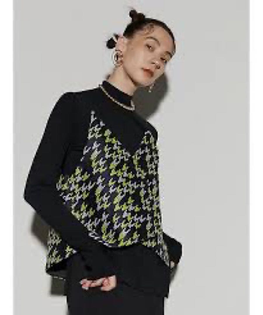 トップス UN3D. CHIDORI JACQUARD CAMISOLE.