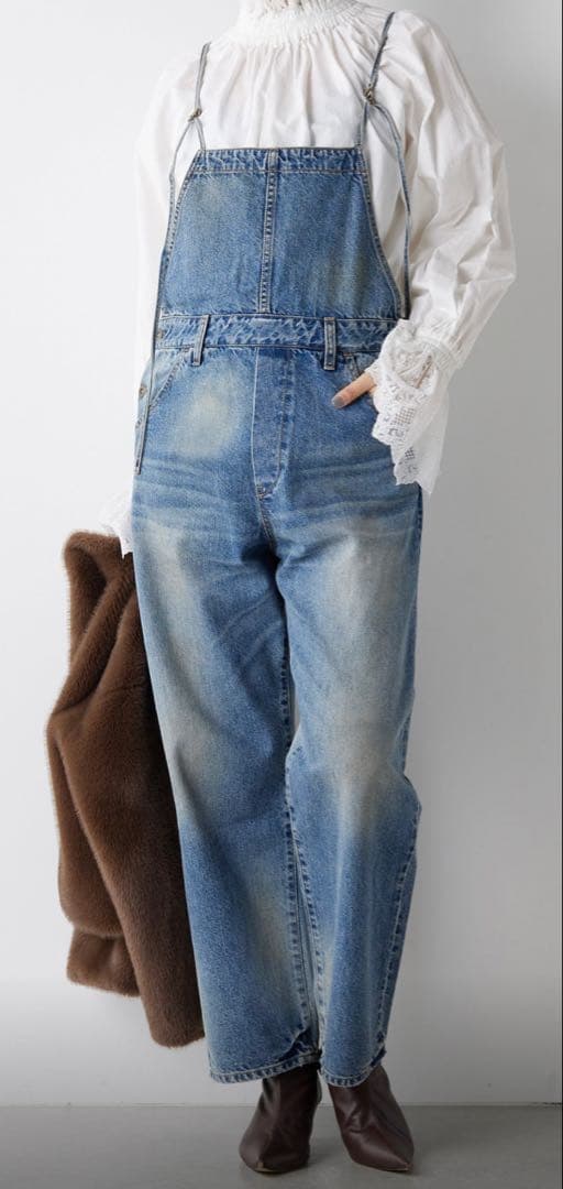 【新品タグ付き】名品Whim Gazetteデニムオールインワン２