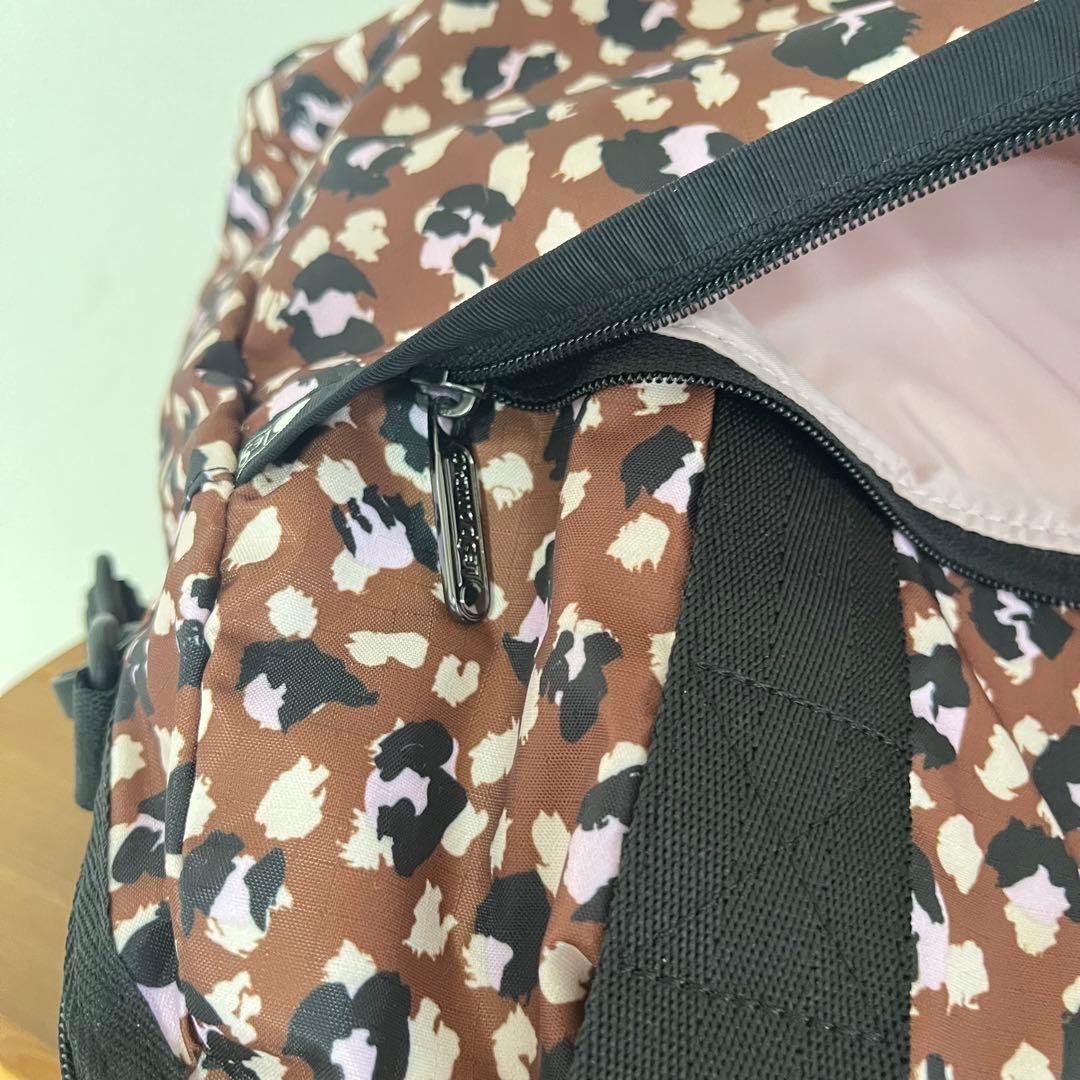 レスポートサック　ハーパー　ボストンバッグ　花びら柄　ピンク　2way