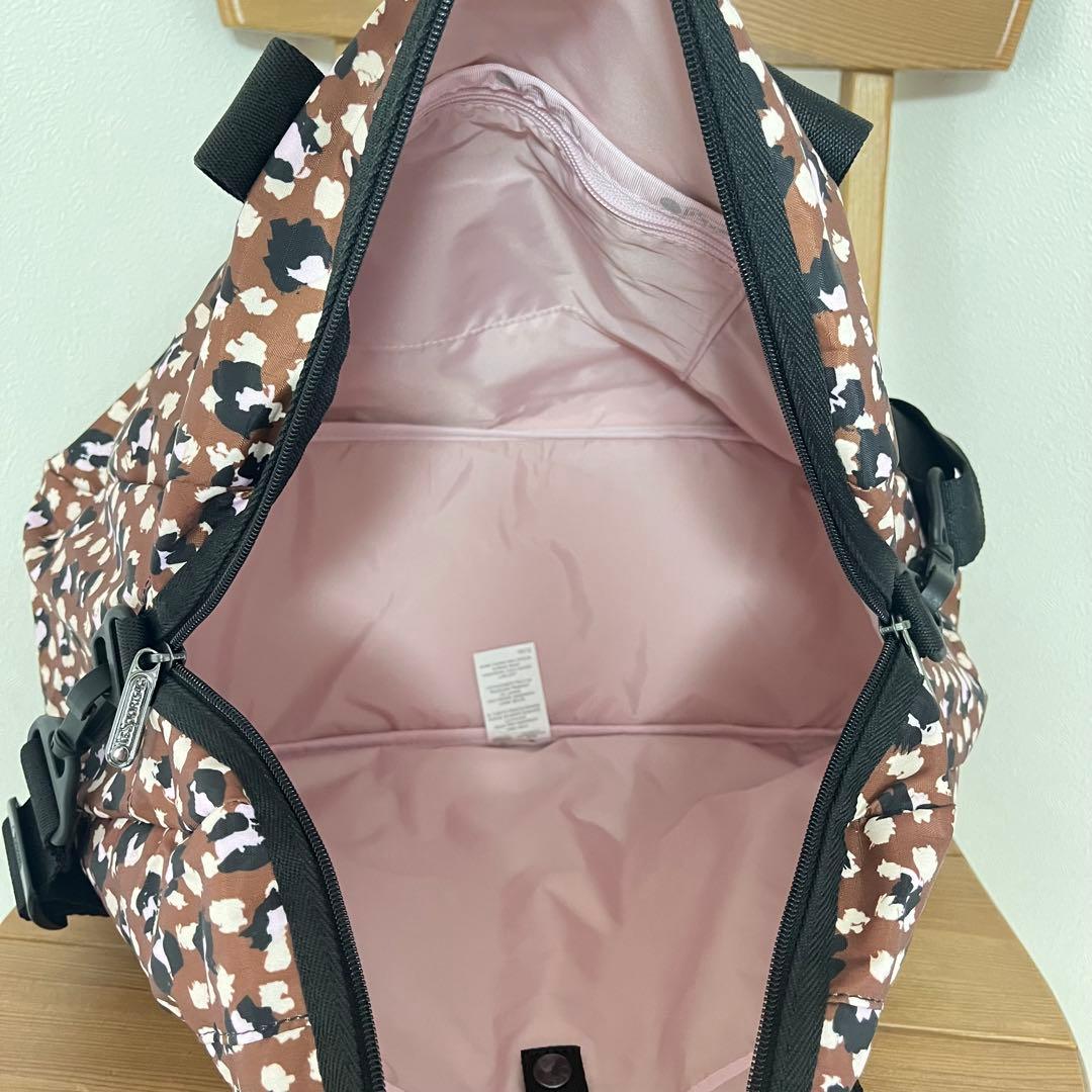 レスポートサック　ハーパー　ボストンバッグ　花びら柄　ピンク　2way