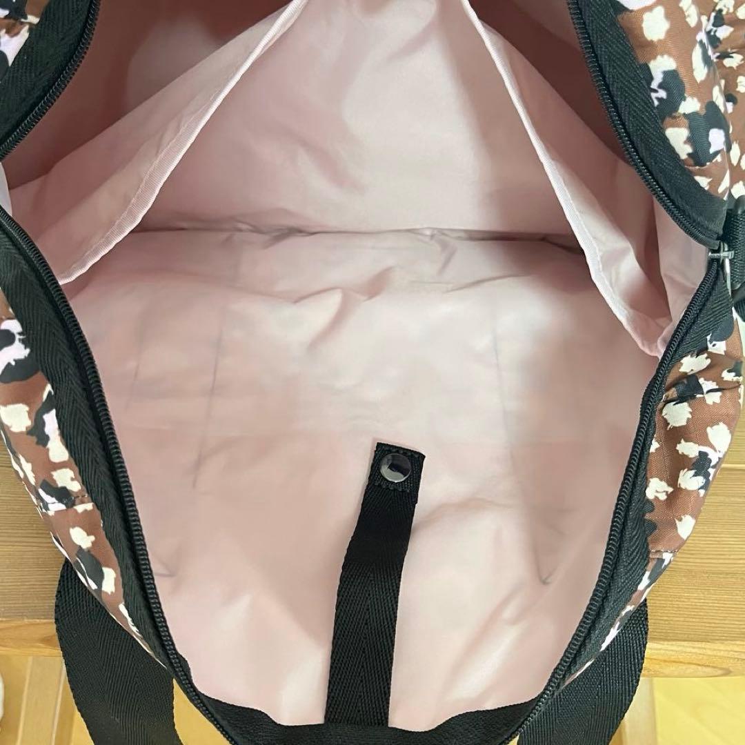 レスポートサック　ハーパー　ボストンバッグ　花びら柄　ピンク　2way