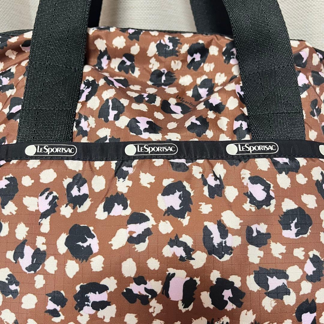 レスポートサック　ハーパー　ボストンバッグ　花びら柄　ピンク　2way