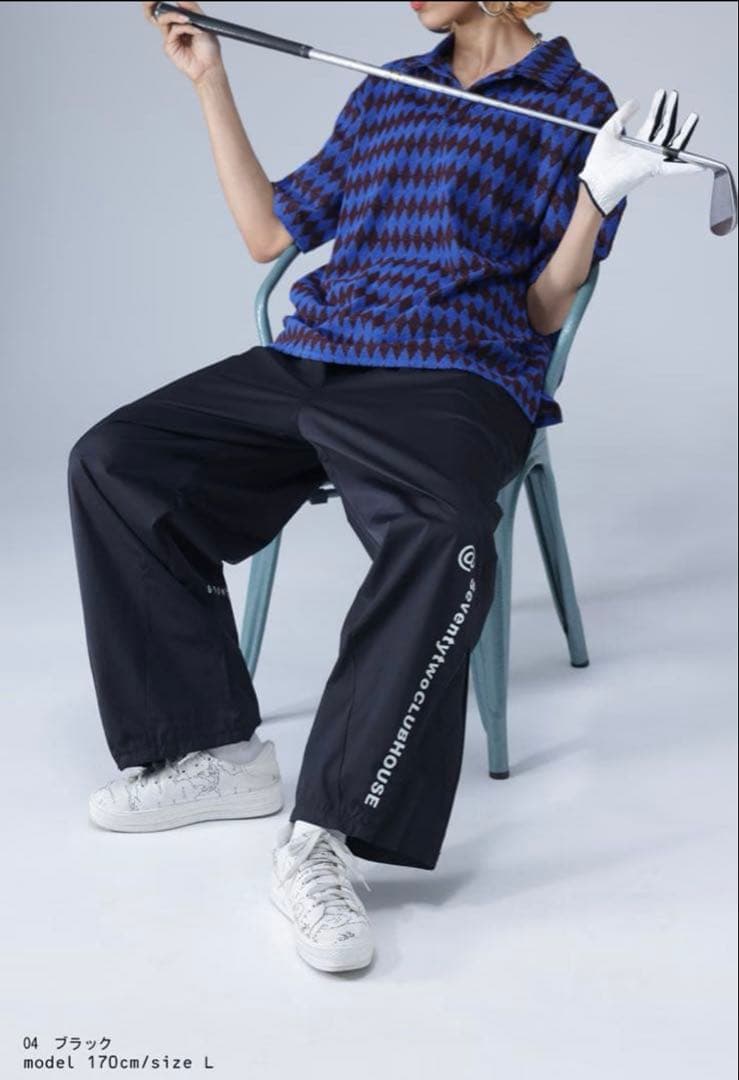 【新品】 完売品【ANTIQUAGOLF×STCH】 ブラック　M ユニセックス