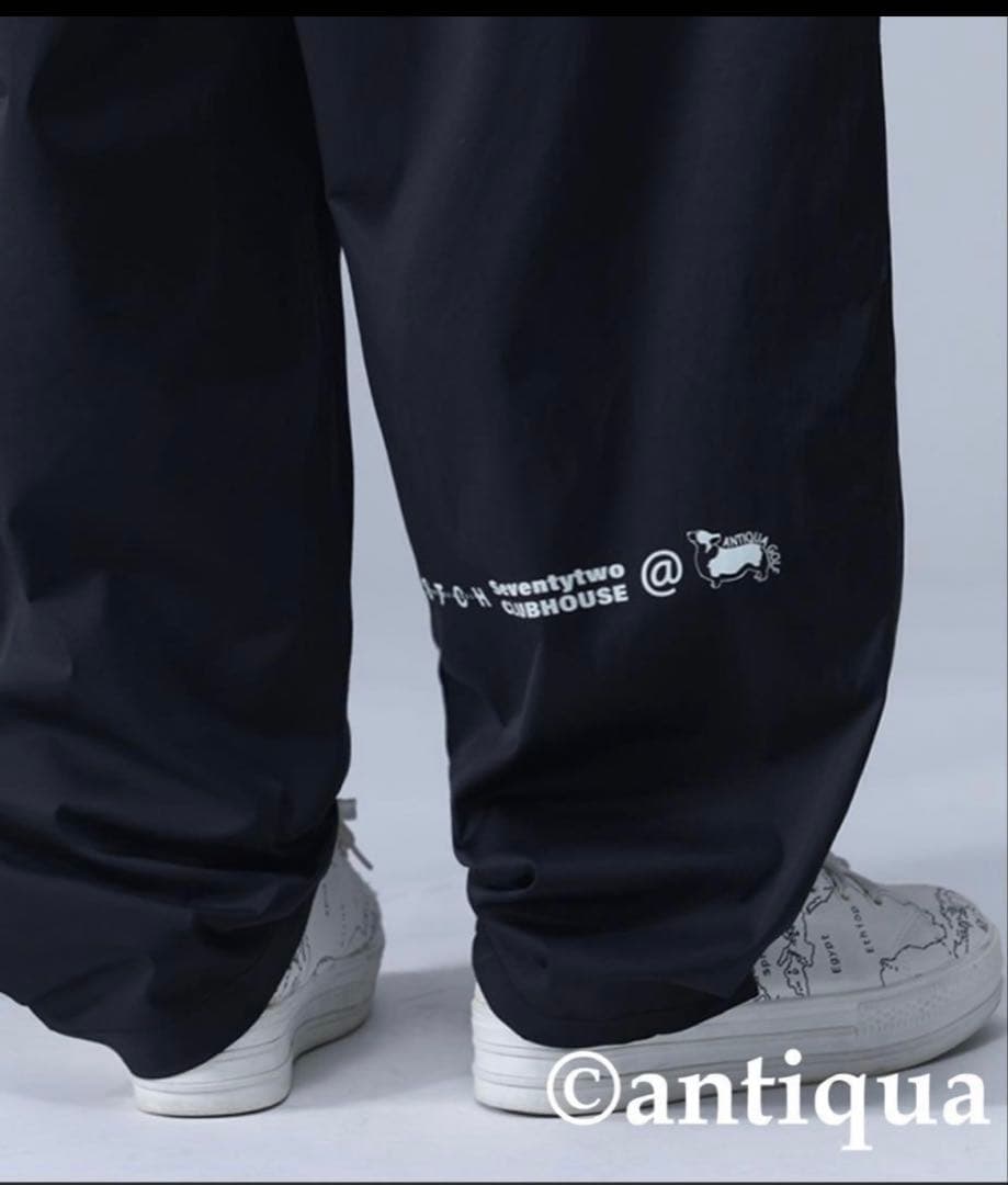 【新品】 完売品【ANTIQUAGOLF×STCH】 ブラック　M ユニセックス