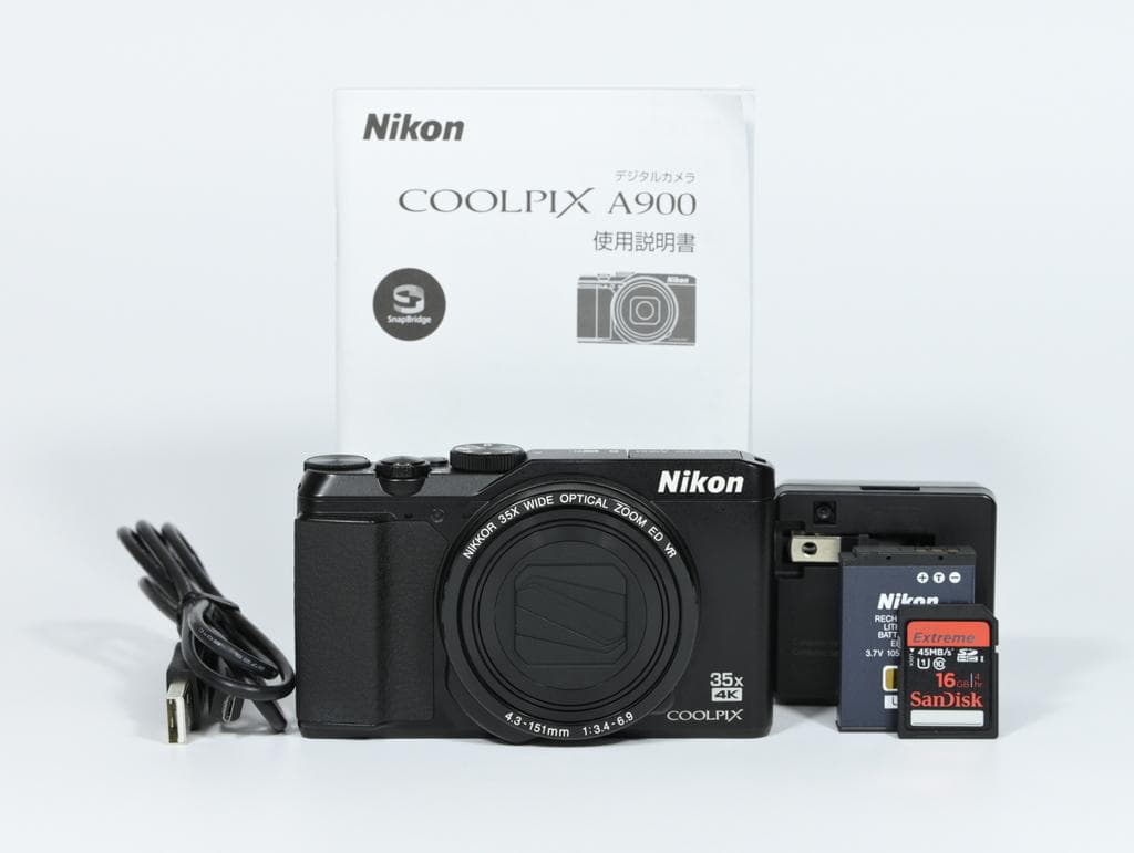 【超美品】 ニコン　Nikon COOLPIX A900 ブラック