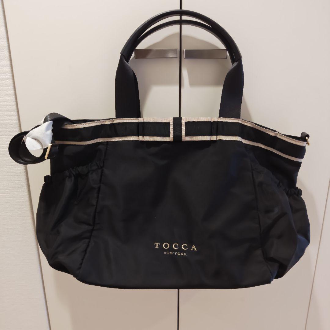 美品TOCCA ブラック マザーズバッグ