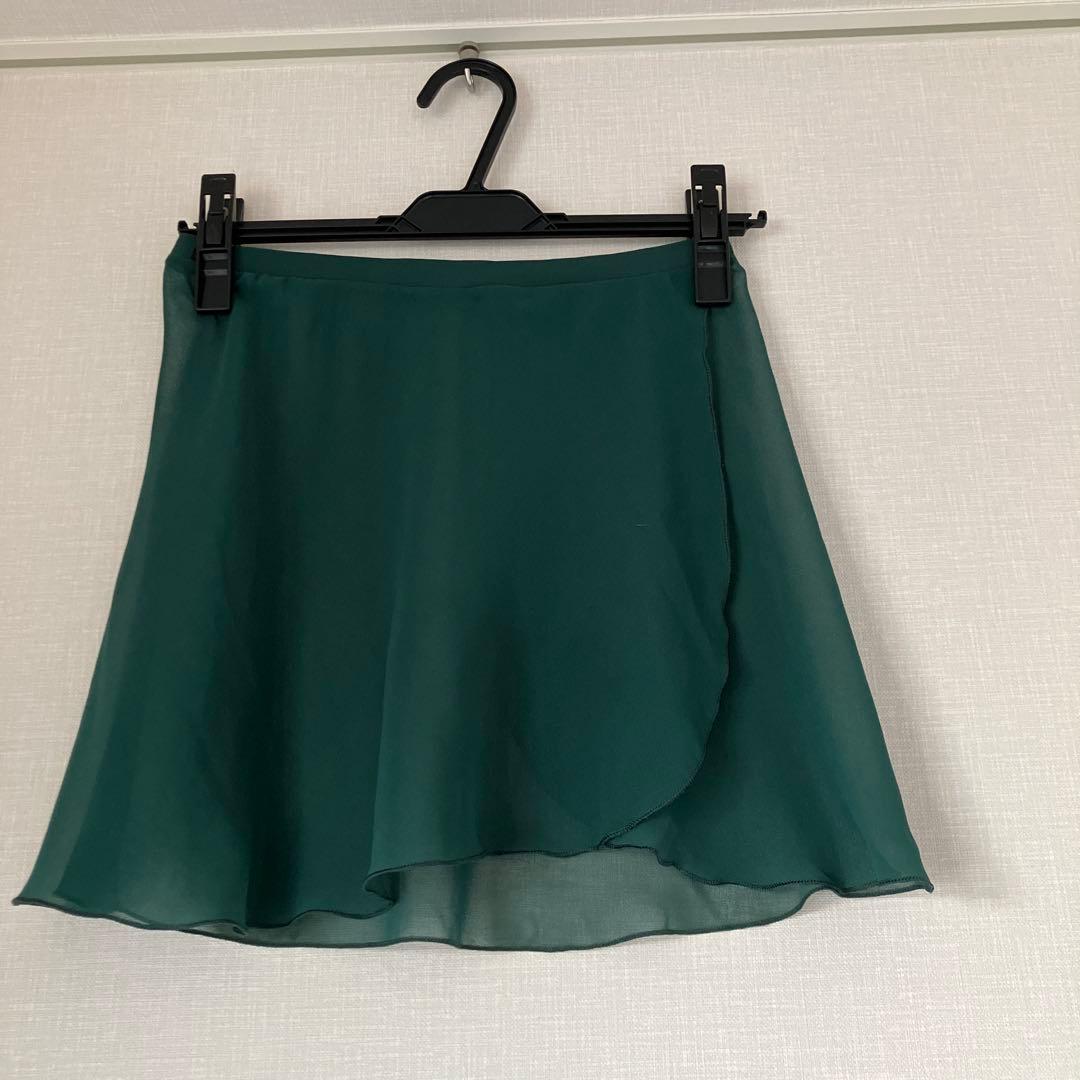 バレエスカート　デラロミラノ　緑