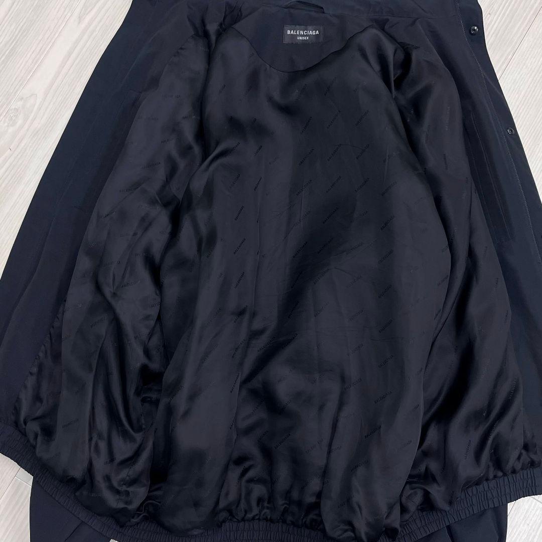 バレンシアガ 23SS ミニマルトラックスーツ ジップアップジャケット ブルゾン