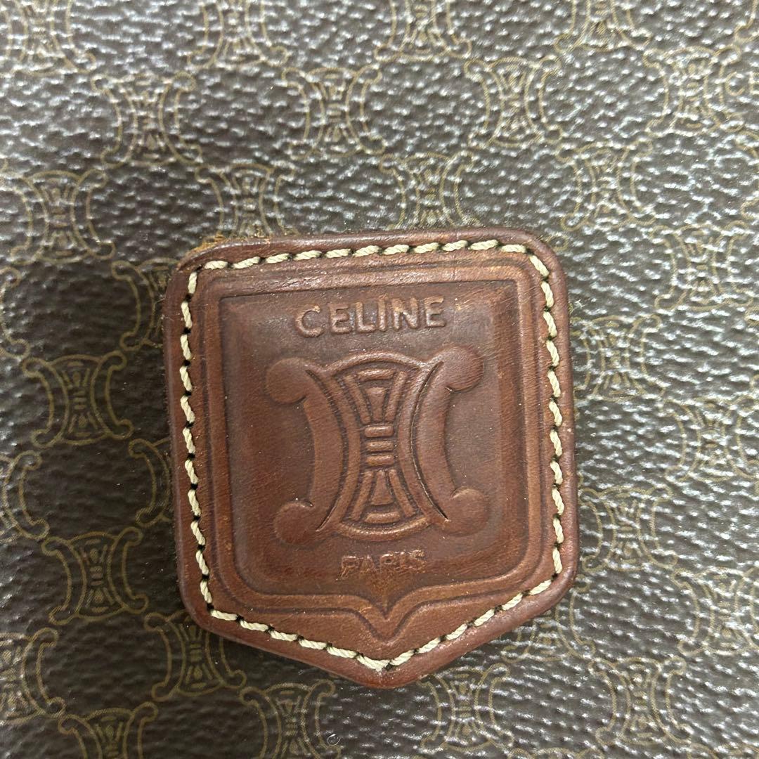 セリーヌ マカダム ミニボストンバッグ ハンドバッグ