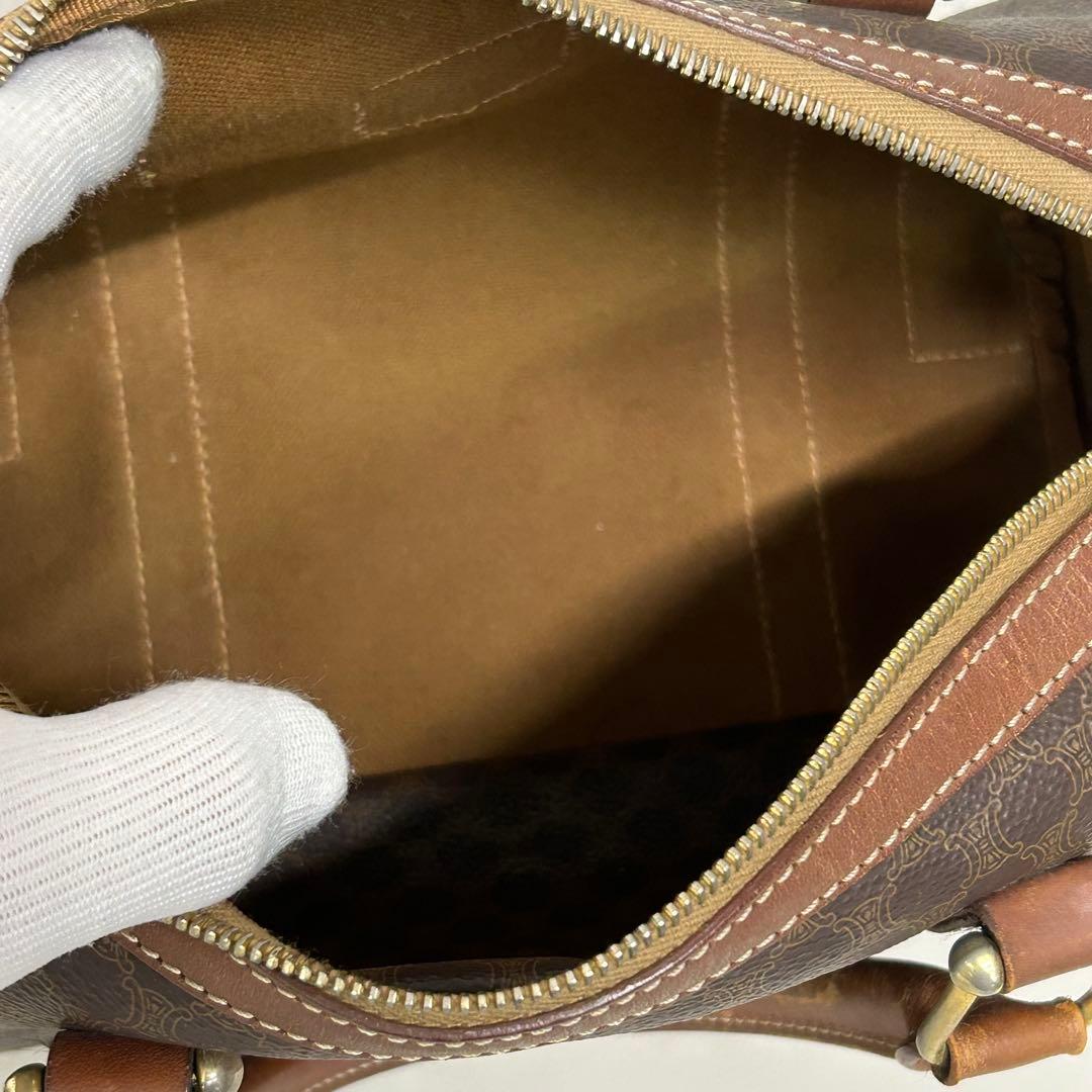 セリーヌ マカダム ミニボストンバッグ ハンドバッグ