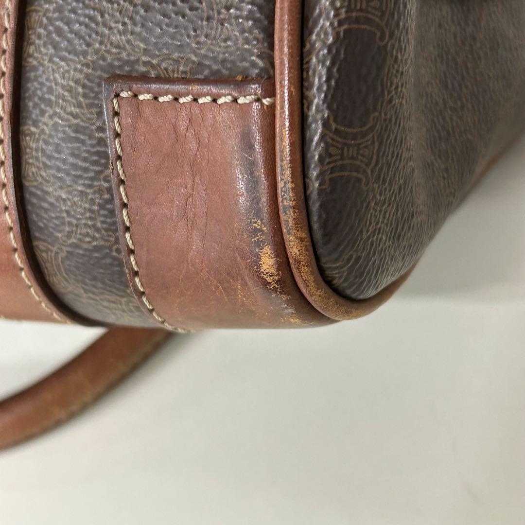 セリーヌ マカダム ミニボストンバッグ ハンドバッグ