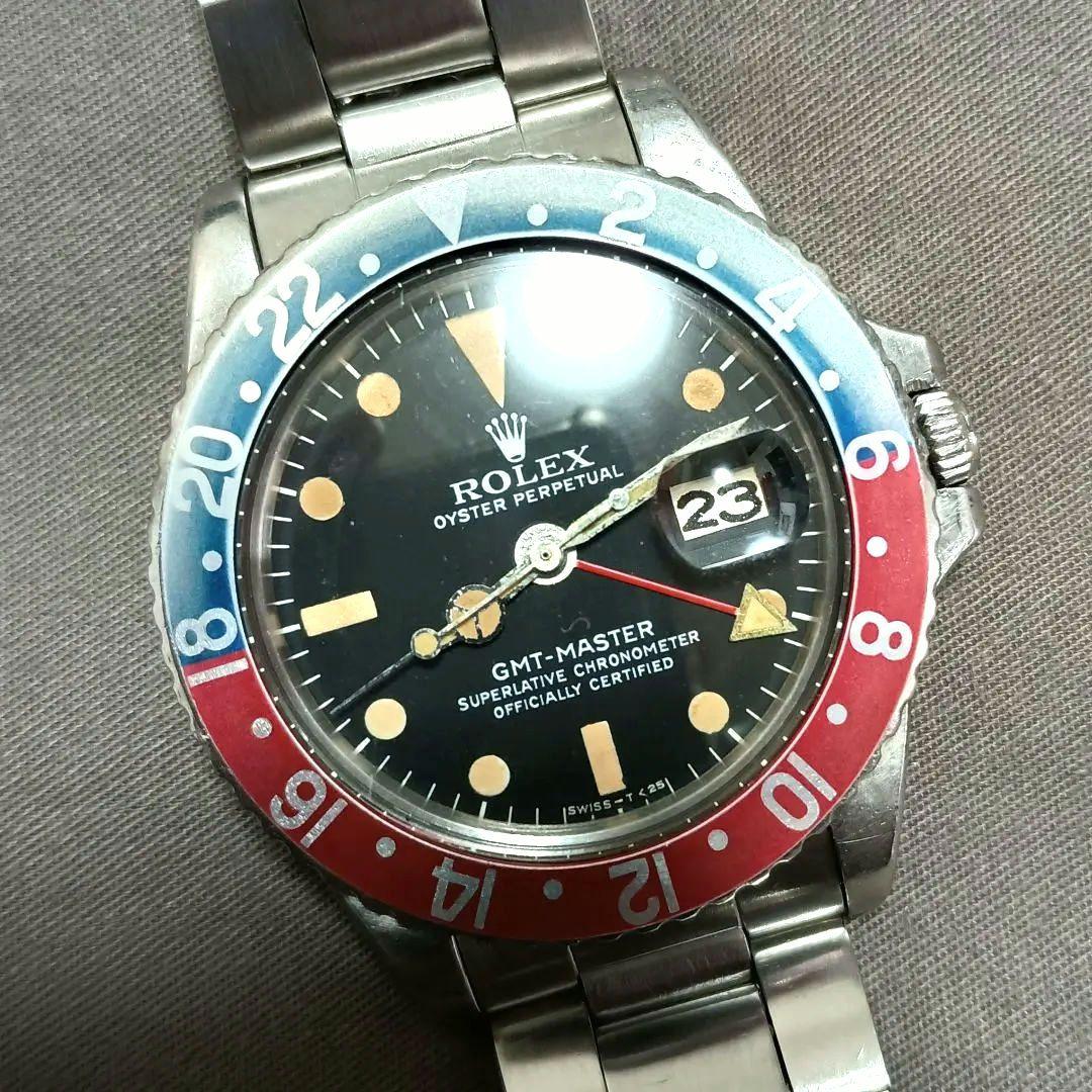 ロレックス GMT-M 1675/16750用 ベゼルインサート社外品