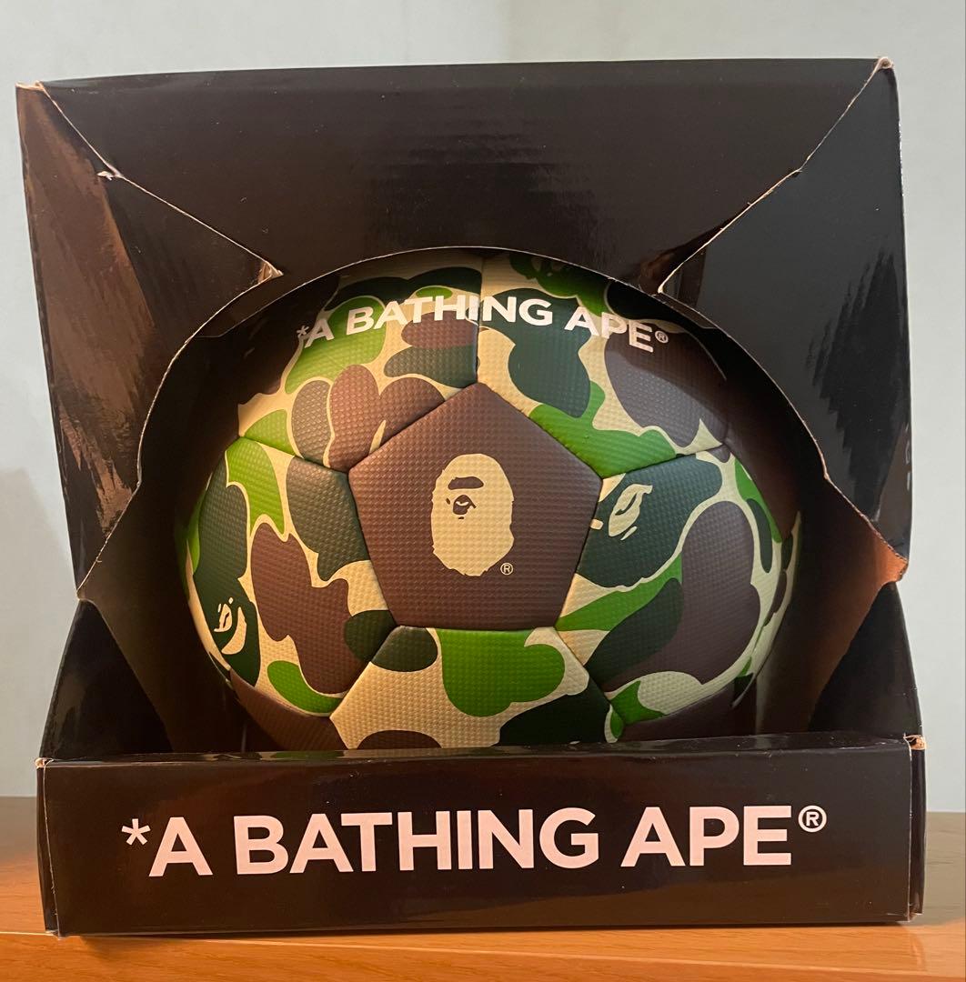 J*M様 エイプ　a bathing ape サッカーボール　カモフラ　レア　激