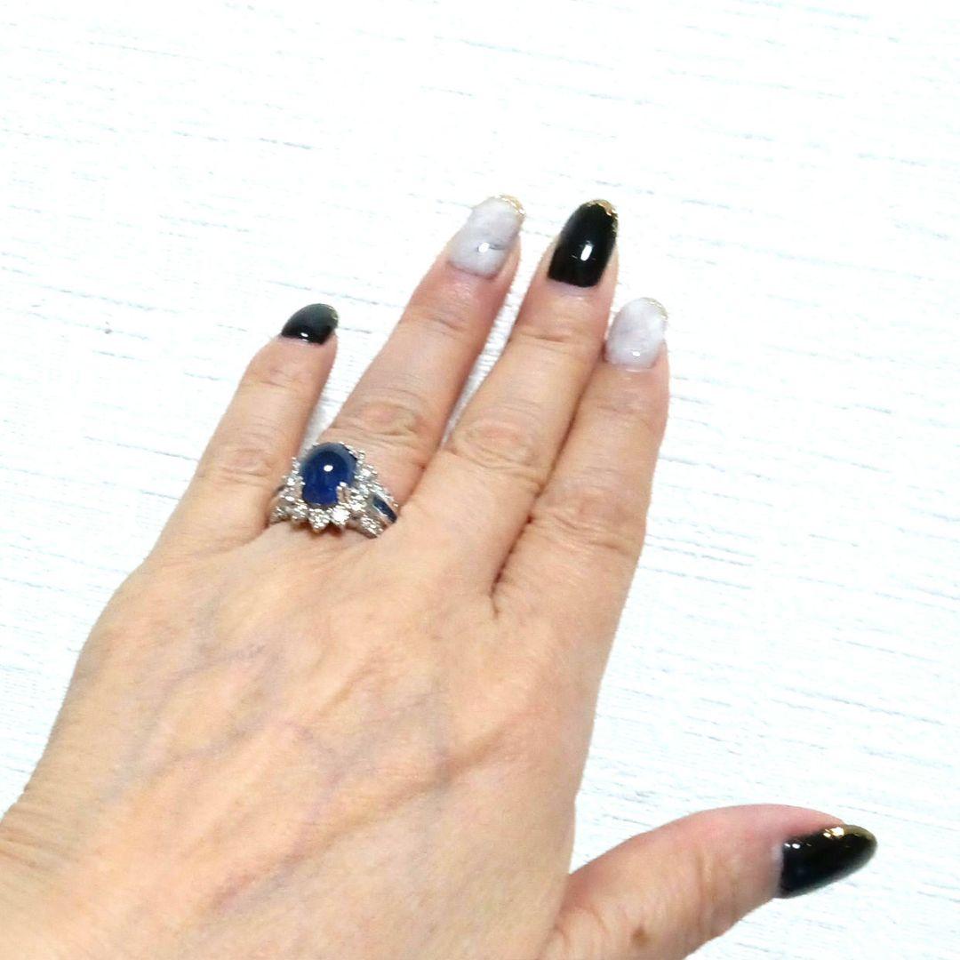 最終値下げ‼️6.40ctダイヤサファイアK18G　大幅値下げ‼️