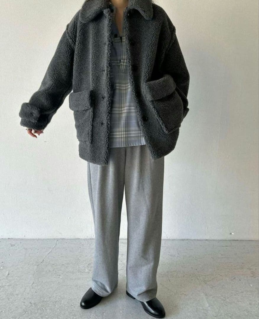 ジャケット・アウター CLANE RIDGE POCKET BOA OVER COAT