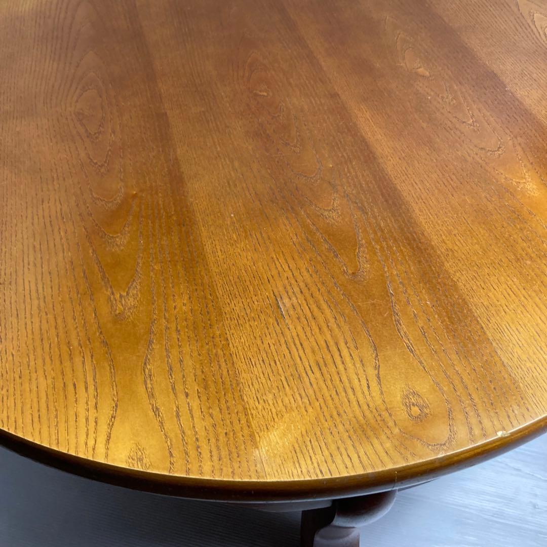 レトロ　ちゃぶ台　木製　折りたたみ　90センチ