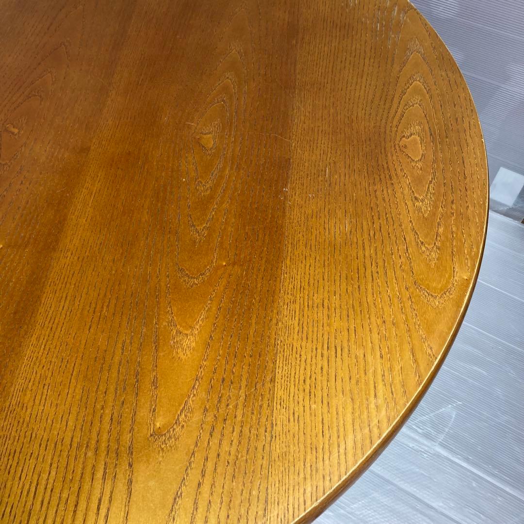 レトロ　ちゃぶ台　木製　折りたたみ　90センチ