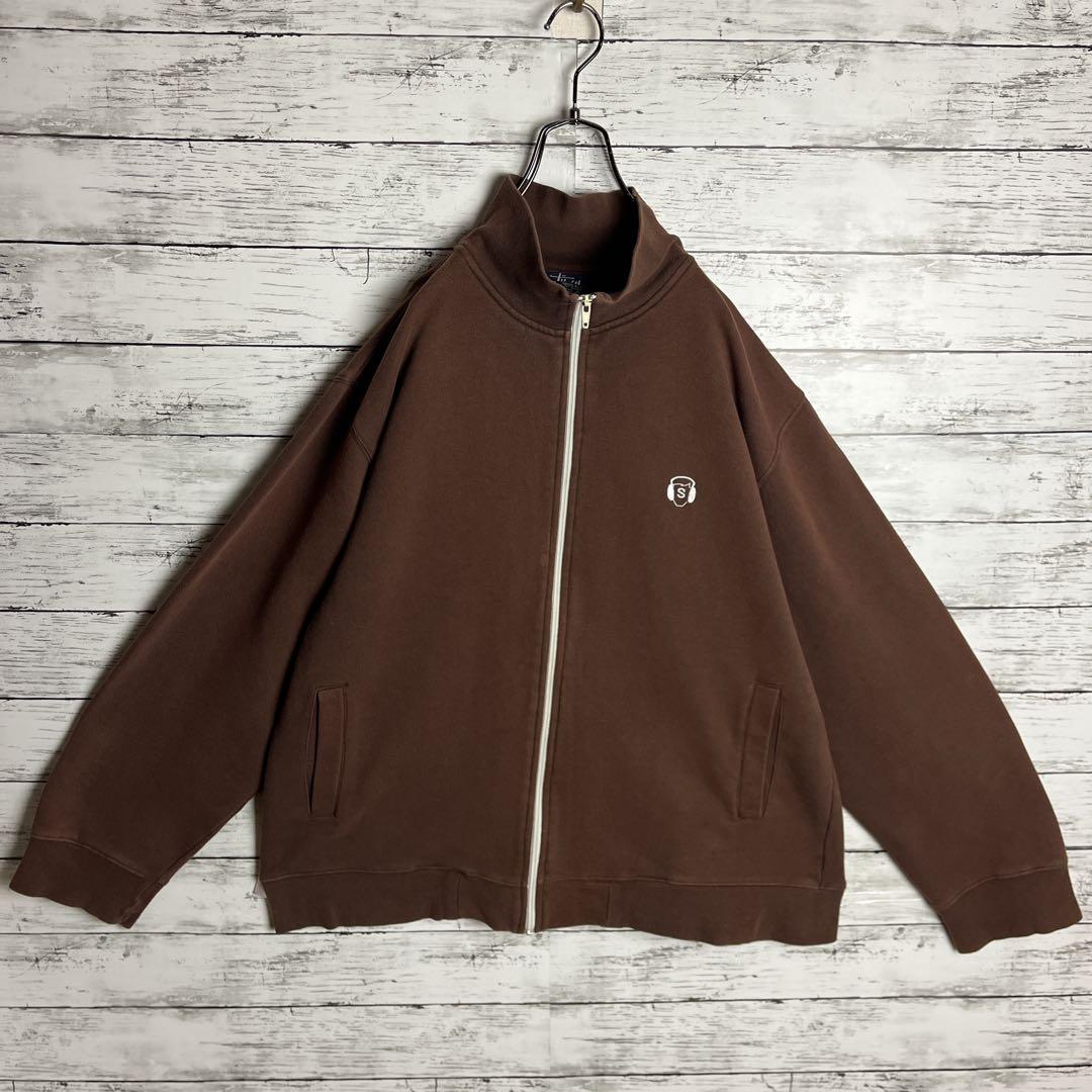 【入手困難‼︎】STUSSY◎90s 刺繍 ヘッドホン ブルゾン D209