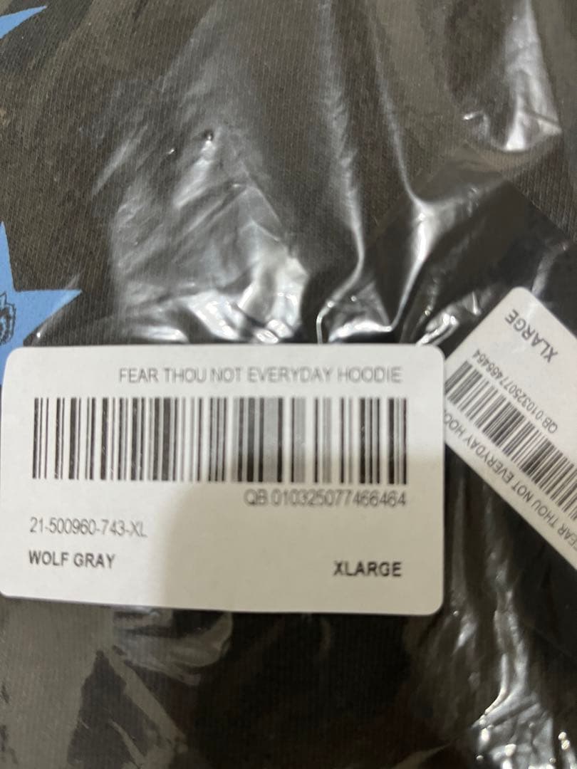 Darc Sport FEAR THOU NOT EVERYDAY パーカ xl